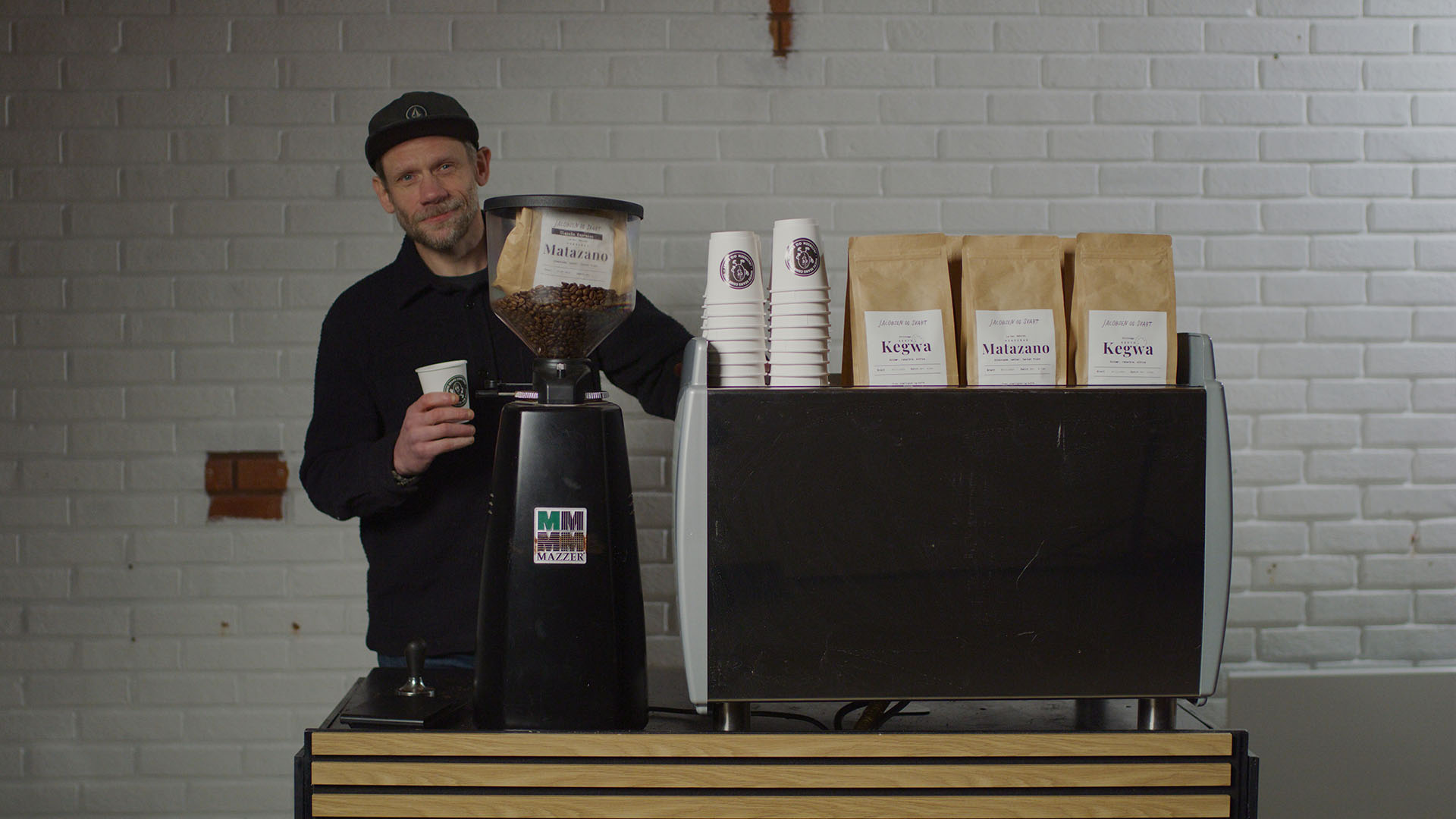 Mobile Coffee Cart — frame 2. Director of Photography Patrick Webb.