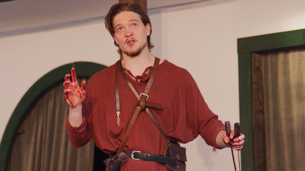 Shakesbeer — Macbeth, Live — frame 8. Director of Photography Patrick D. A. Webb.