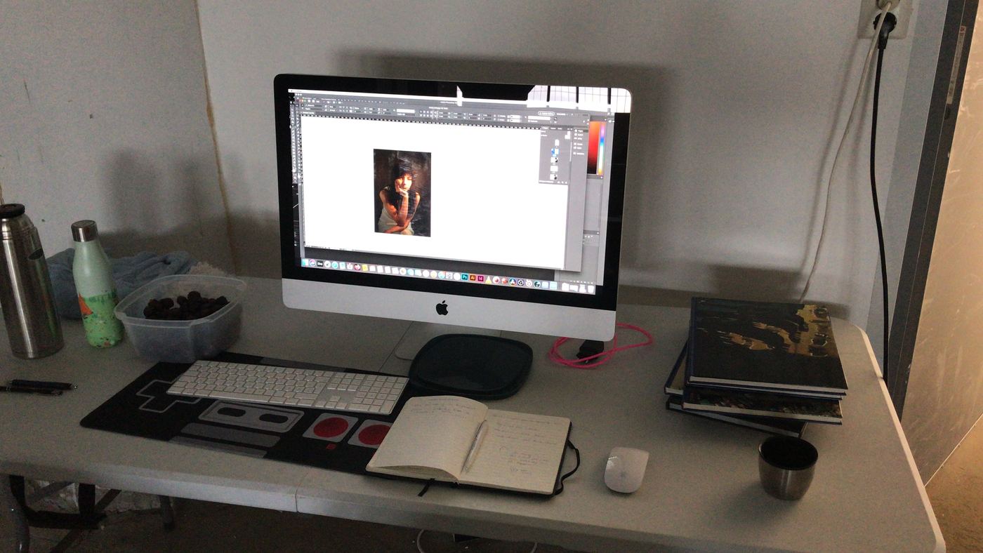Behind the scenes — editing the zine