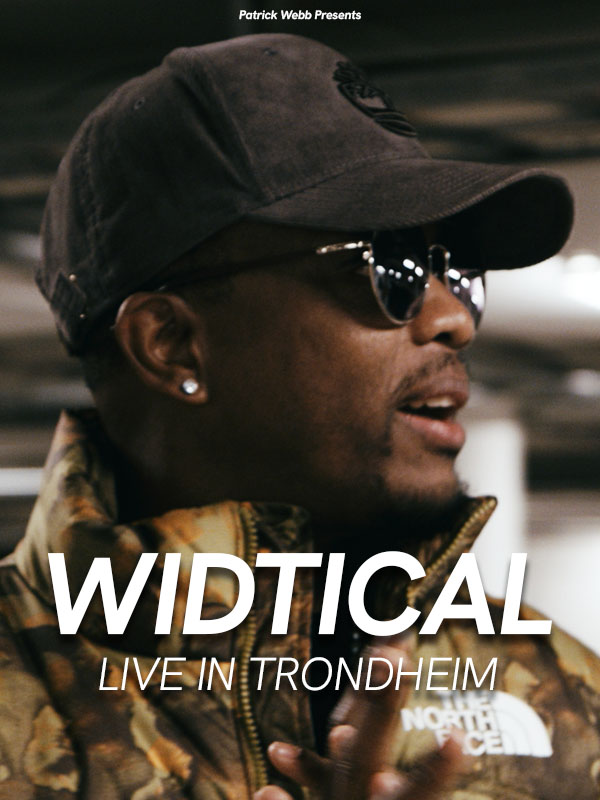 Widtical — Live in Trondheim — poster